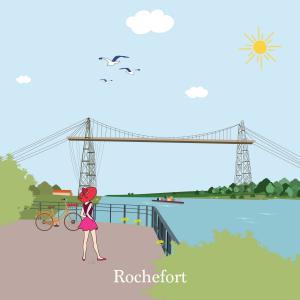 Illustration réalisée pour le Pont Transbordeur