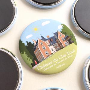 Magnet 5.6 cm Château du Clos Lucé