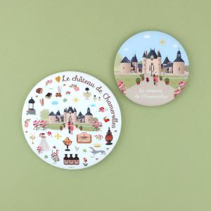Magnets réalisés pour le Château de Chamerolles