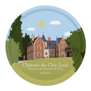 Plateau souvenir rond 37 cm