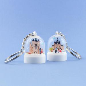 Réalisation pour l'office de tourisme de Bordeaux, boules à neige porte-clés