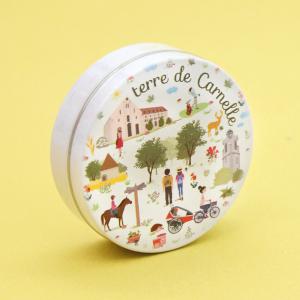 Réalisation pour l'office de tourisme Terre de Carnelle, boite à bonbons